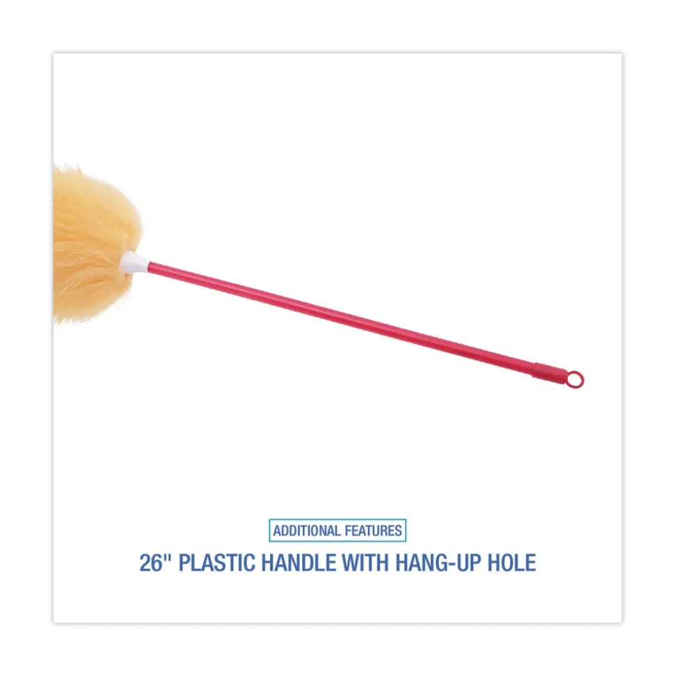 Boardwalk 26 in. Plastic Handle Lambswool Duster