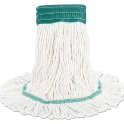 Boardwalk 5 in. Super Loop Cotton/Synthetic Fiber Wet Mop Head - Medium, White