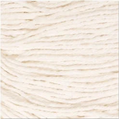 Boardwalk 5 in. Super Loop Cotton/Synthetic Fiber Wet Mop Head - Large, White (12/Carton)