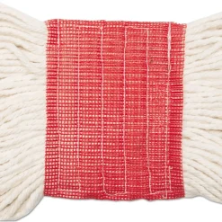 Boardwalk 5 in. Super Loop Cotton/Synthetic Fiber Wet Mop Head - Large, White (12/Carton)