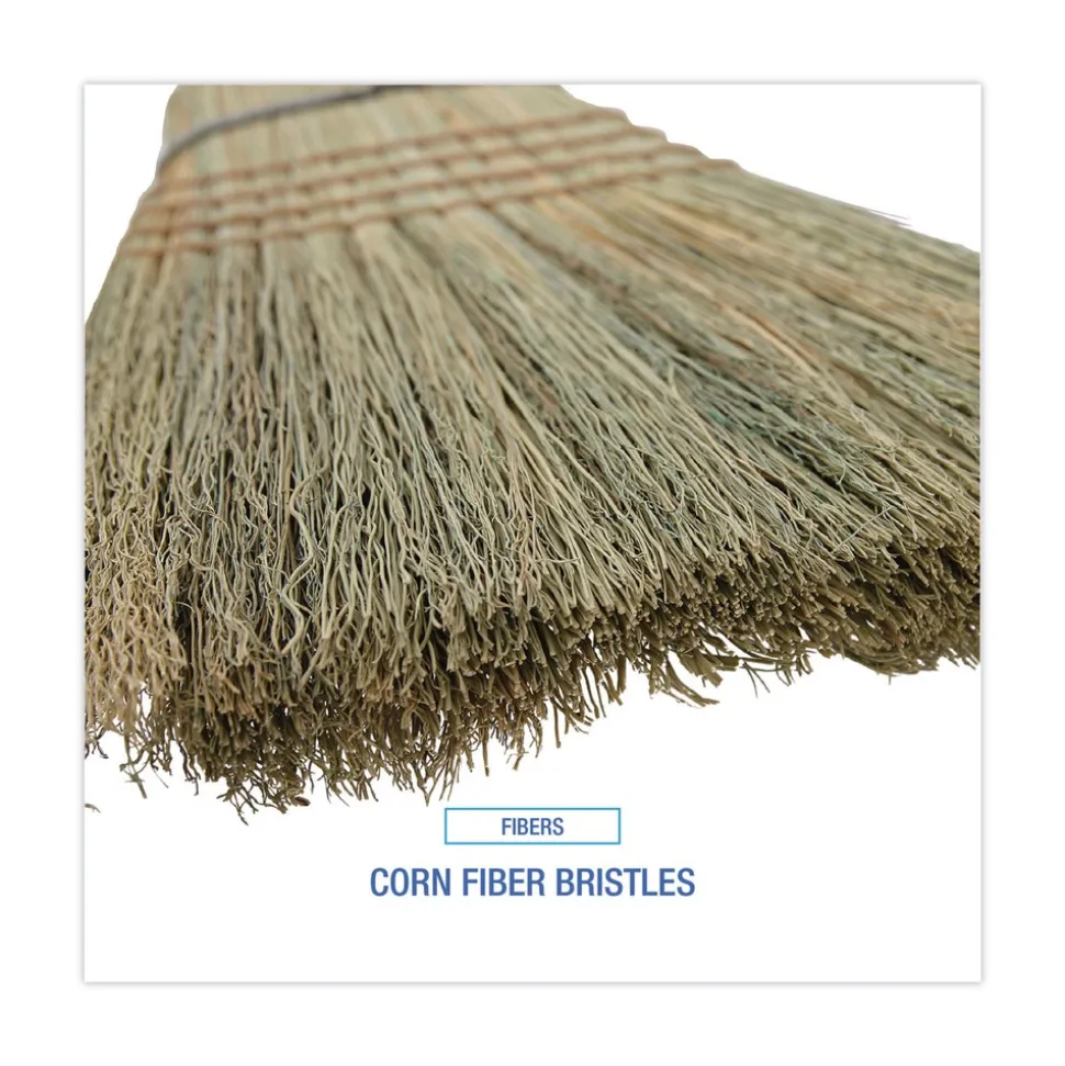 Boardwalk 56 in. Warehouse Broom with Corn Fiber Bristles - Natural