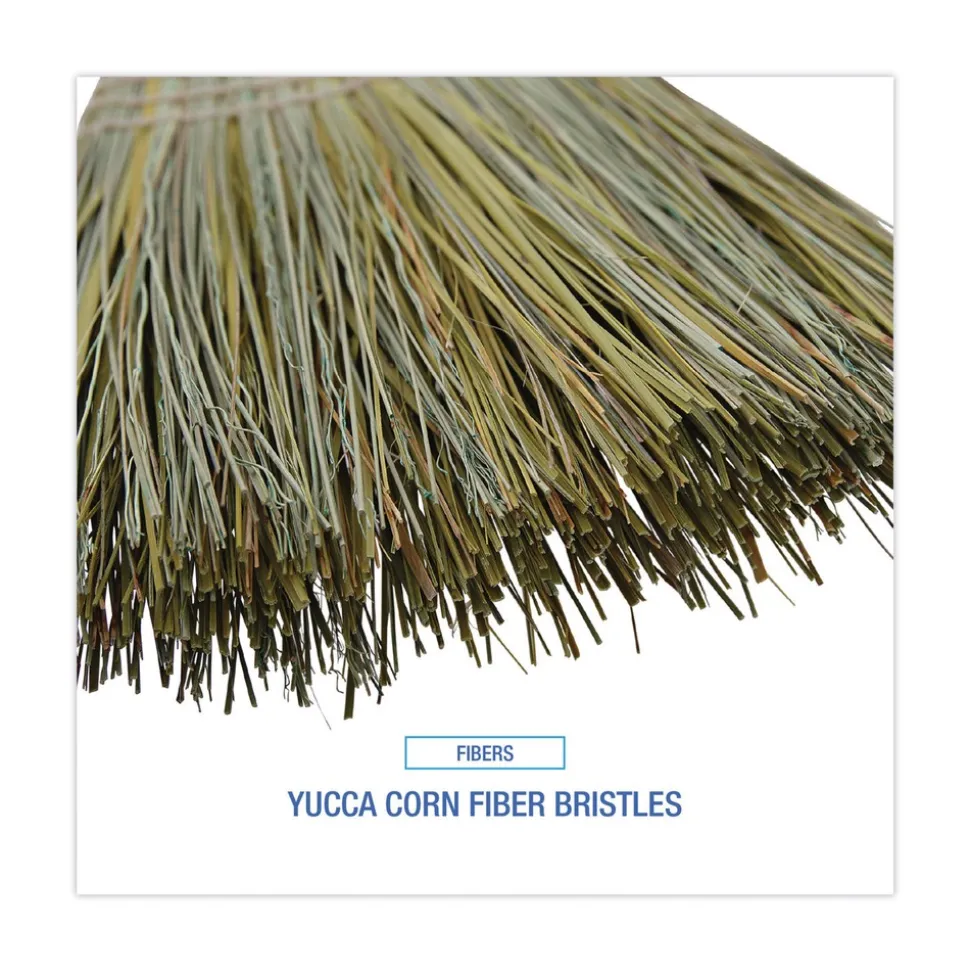 Boardwalk 56 in. Warehouse Broom with Yucca/Corn Fiber Bristles - Natural