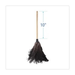 Boardwalk 10 in. Wood Handle Professional Ostrich Feather Duster