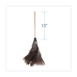 Boardwalk 13 in. Wood Handle Professional Ostrich Feather Duster
