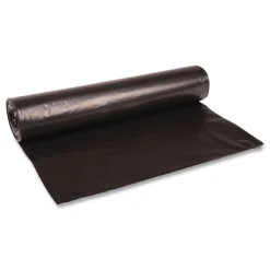 Boardwalk 43 in. x 47 in. 56 gal. 1.2 mil Recycled Low-Density Polyethylene Can Liners - Black (100/Carton)