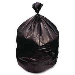 Boardwalk 38 in. x 60 in. 60 gal. 22 mic High-Density Can Liners - Black (150/Carton)