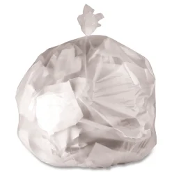 Boardwalk 40 in. x 48 in. 45 gal. 22 mic High-Density Can Liners - Natural (150/Carton)