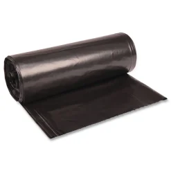 Boardwalk 38 in. x 58 in. 60 gal. 2 mil Recycled Low-Density Polyethylene Can Liners - Black (100/Carton)