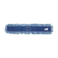 Boardwalk 48 in. x 5 in. Cotton/Synthetic Blend Dust Mop Head - Blue
