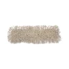 Boardwalk 24 in. x 3 in. Cotton Dust Mop Head - White