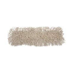 Boardwalk 24 in. x 3 in. Cotton Dust Mop Head - White