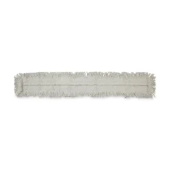 Boardwalk 60 in. x 5 in. Cut-End Disposable Cotton Dust Mop Head (12/Carton)