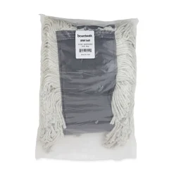 Boardwalk 60 in. x 5 in. Cut-End Disposable Cotton Dust Mop Head (12/Carton)