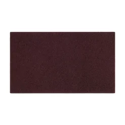 Boardwalk 28 in. x 14 in. Deep Scrub Pads - Maroon (10/Carton)