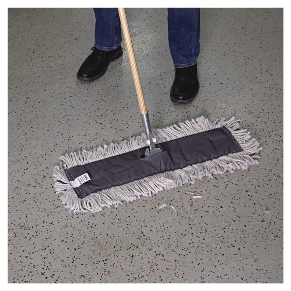 Boardwalk 18 in. x 5 in. Disposable Cotton Dust Mop Head