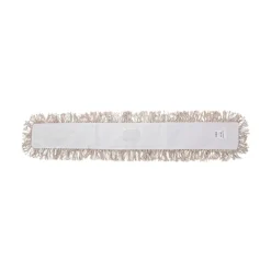 Boardwalk 48 in. x 5 in. Hygrade Cotton Industrial Dust Mop Head - White