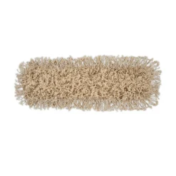 Boardwalk 24 in. x 5 in. Industrial Hygrade Cotton Dust Mop Head - White