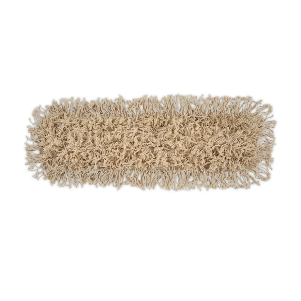 Boardwalk 24 in. x 5 in. Industrial Hygrade Cotton Dust Mop Head - White