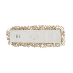 Boardwalk 24 in. x 5 in. Industrial Hygrade Cotton Dust Mop Head - White