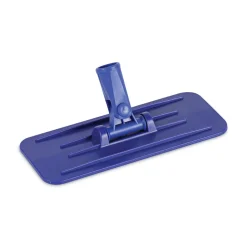 Boardwalk 4 in. x 9 in. Plastic Swivel Pad Holder - Blue