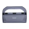 Boardwalk 17.25 in. x 3.13 in. x 11.75 in. Toilet Seat Cover Dispenser - Smoke Black