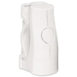 Boardwalk 2.62 in. x 2.75 in. x 5.5 in. Solid Air Freshener Dispenser - White