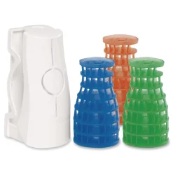 Boardwalk 2.62 in. x 2.75 in. x 5.5 in. Solid Air Freshener Dispenser - White