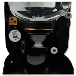 Boardwalk 6 in. x 4.05 in. x 10.58 in. 1200 mL Touch-Free Foam Soap Dispenser - Black