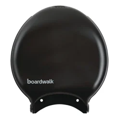 Boardwalk 11 in. x 6.25 in. x 12.25 in. Single Jumbo Toilet Tissue Dispenser - Black