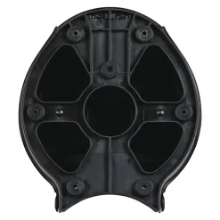 Boardwalk 11 in. x 6.25 in. x 12.25 in. Single Jumbo Toilet Tissue Dispenser - Black