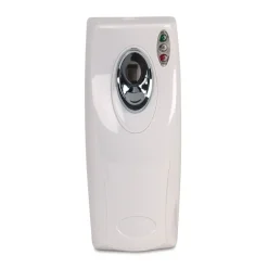 Boardwalk 9.5 in. x 3.5 in. x 3.75 in. Metered Air Freshener Dispenser - White (12/Carton)