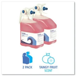 Boardwalk 3 L Bottle PDC Neutral Floor Cleaner - Tangy Fruit Scent (2/Carton)