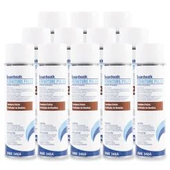 Boardwalk 19 oz. Aerosol Spray Furniture Polish - Lemon Scent (12/Carton)