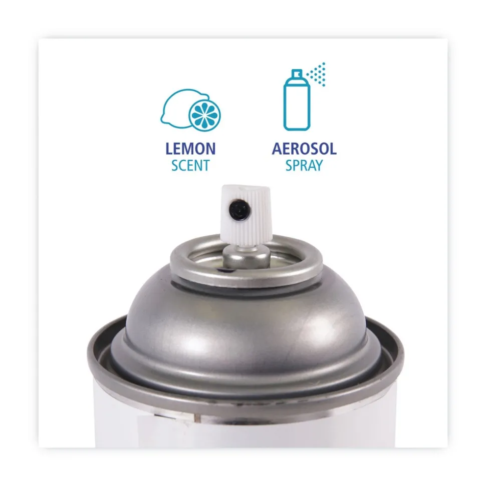 Boardwalk 19 oz. Aerosol Spray Furniture Polish - Lemon Scent (12/Carton)