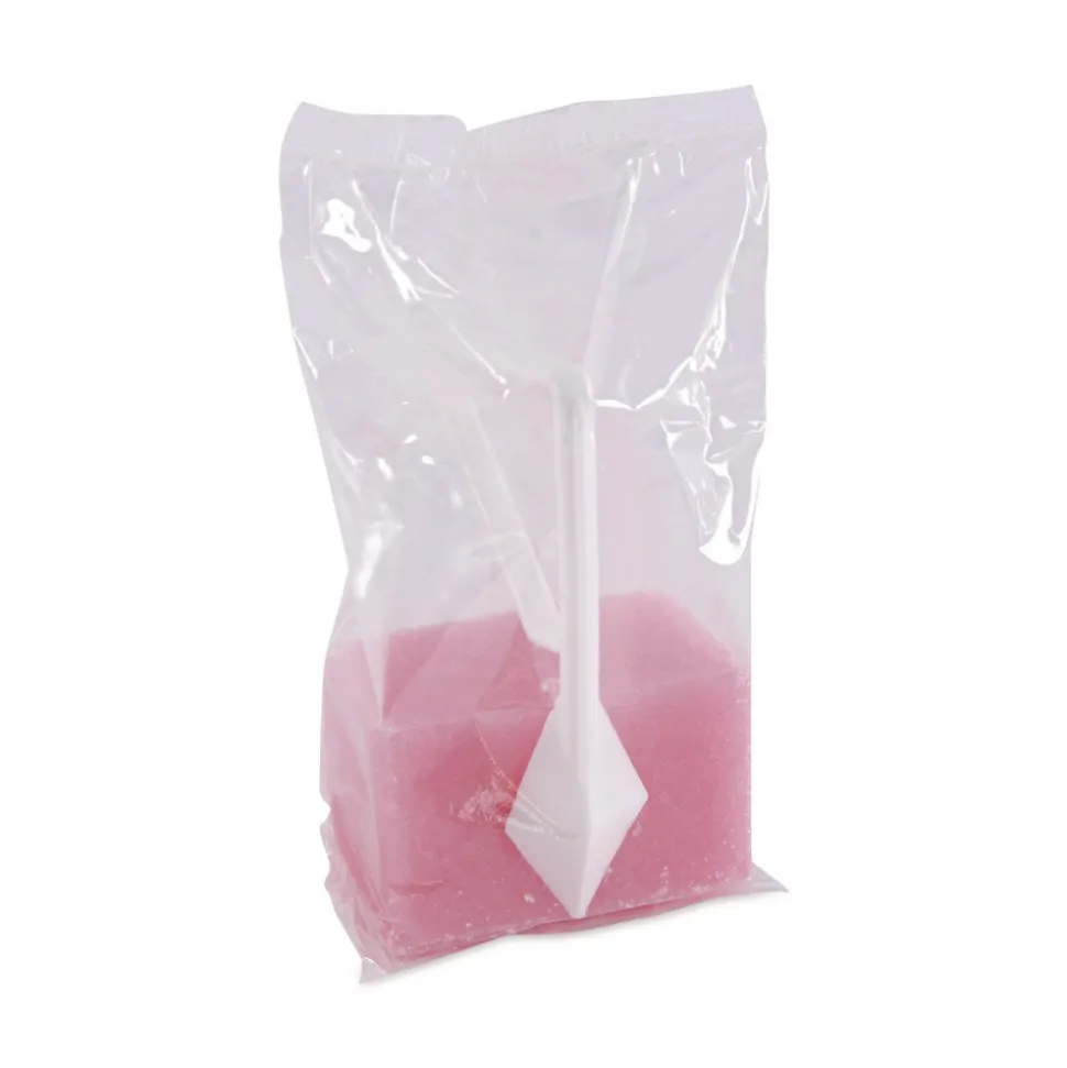 Boardwalk 4 oz. Cherry Scent Toilet Bowl Para Deodorizer Block - Pink (12/Box)