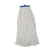 Boardwalk 24 oz. Cut-End Lie-Flat Rayon Wet Mop Head - White (12/Carton)