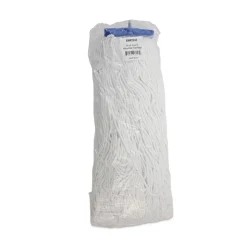 Boardwalk 24 oz. Cut-End Lie-Flat Rayon Wet Mop Head - White (12/Carton)