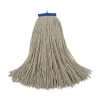 Boardwalk 24 oz. Cut-End Lie-Flat Cotton Wet Mop Head - White