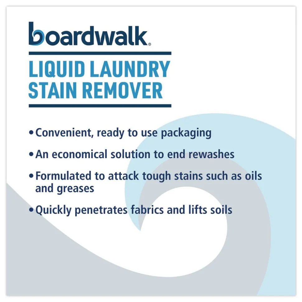 Boardwalk 32 oz Liquid Laundry Stain Remover - Fresh and Clean Scent (6/Carton)