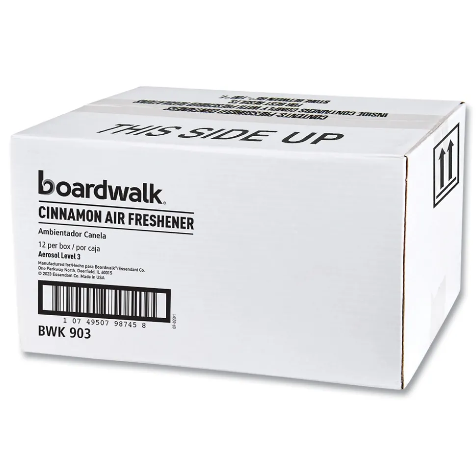 Boardwalk 7 oz Metered Air Freshener Refill - Cinnamon Sunset Scent (12/Carton)