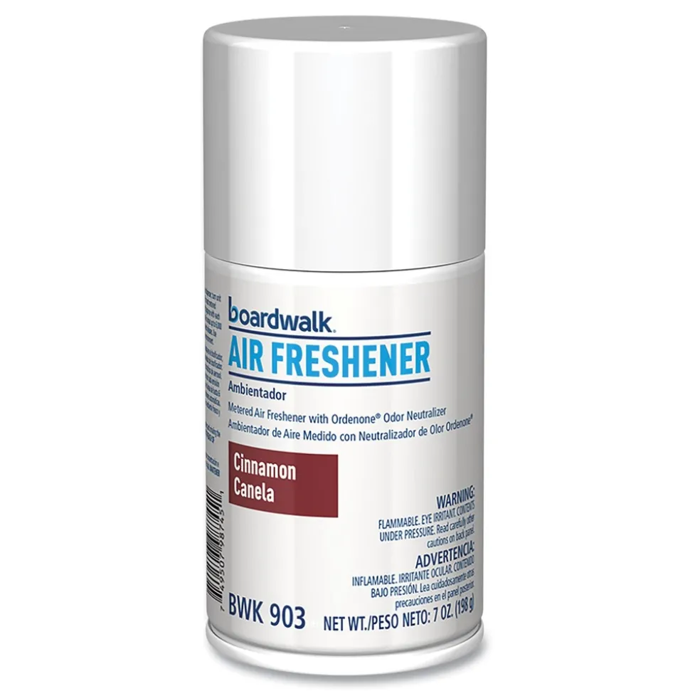 Boardwalk 7 oz Metered Air Freshener Refill - Cinnamon Sunset Scent (12/Carton)