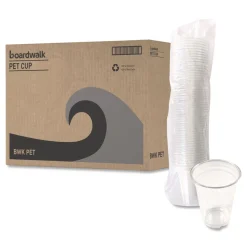 Boardwalk 14 oz. PET Cups - Clear (50/Bag, 20 Bags/Carton)