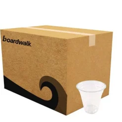 Boardwalk 12 oz. PET Plastic Cold Cups - Clear (1000/Carton)