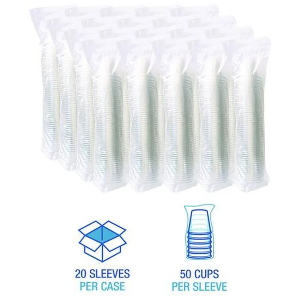 Boardwalk 12 oz. PET Plastic Cold Cups - Clear (1000/Carton)