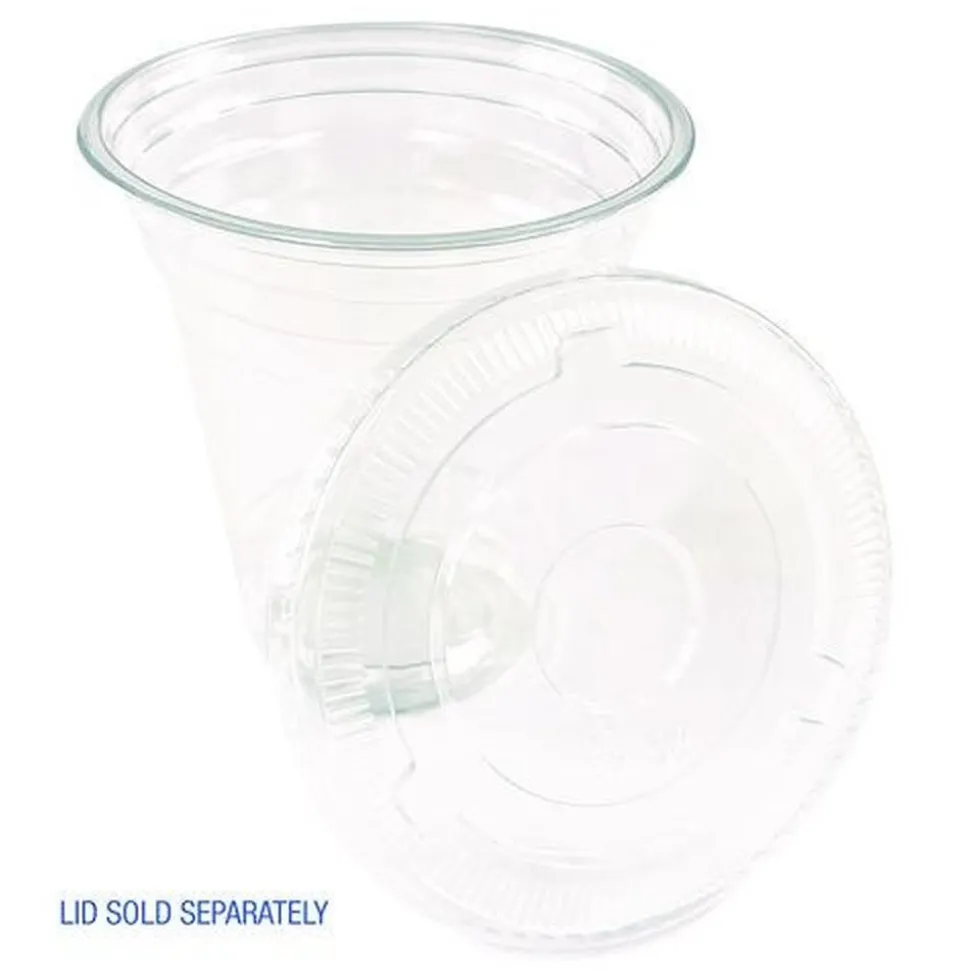 Boardwalk 12 oz. PET Plastic Cold Cups - Clear (1000/Carton)