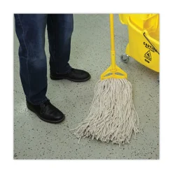 Boardwalk 32 oz. 4-Ply Cut-End Cotton Mop Head - White (12/Carton)