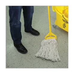 Boardwalk 20 oz. Premium Cut-End Cotton Wet Mop Heads - White (12/Carton)