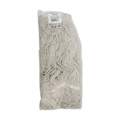 Boardwalk 24 oz. Pro Loop Web/Tailband Cotton Wet Mop Head - White (12/Carton)