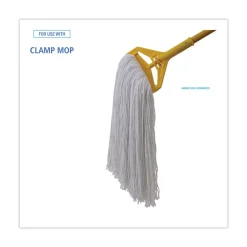 Boardwalk 32 oz. Rayon Fiber Premium Standard Head - White (12/Carton)