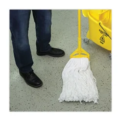 Boardwalk 32 oz. Rayon Fiber Premium Standard Head - White (12/Carton)